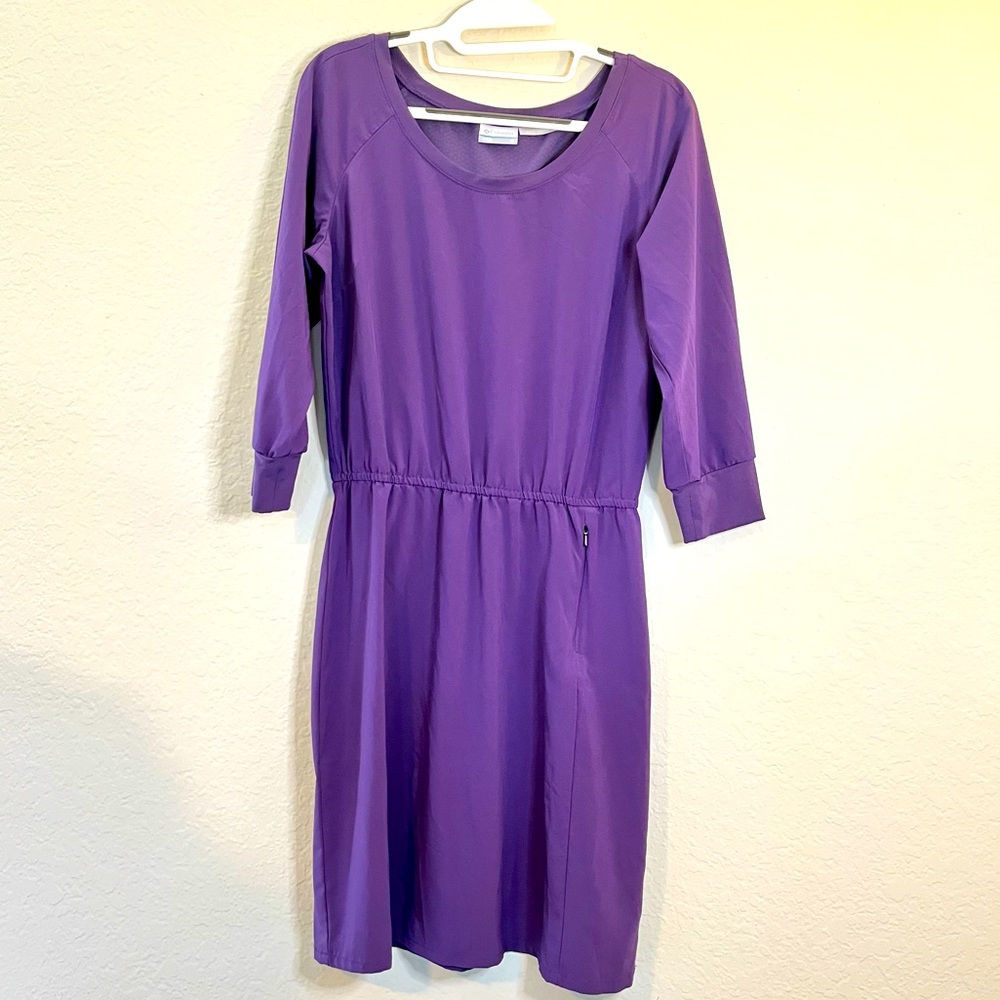 Columbia Purple Omni-Wick Dress Sz M